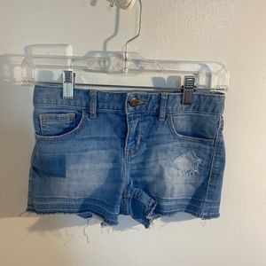 Blue denim gap kids shorts size 10